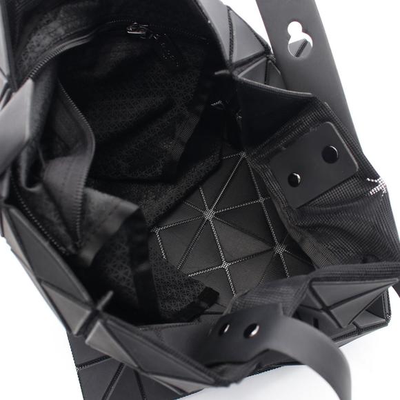 Bao Issey Miyake LUCENT BASICS 6 x Tote Bag, Coated Canvas, Women's, Black - Picture 3 of 8